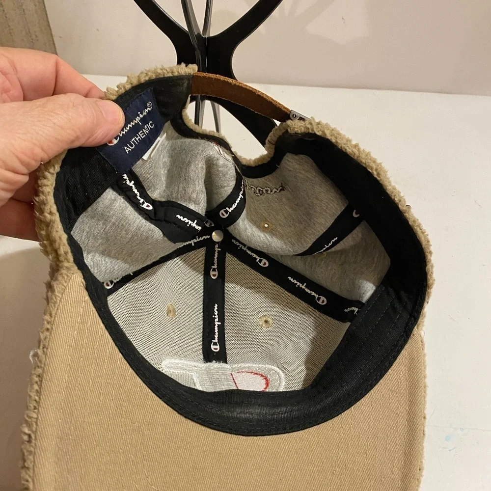 Champion Sherpa Leather Strap Back Hat (KW)